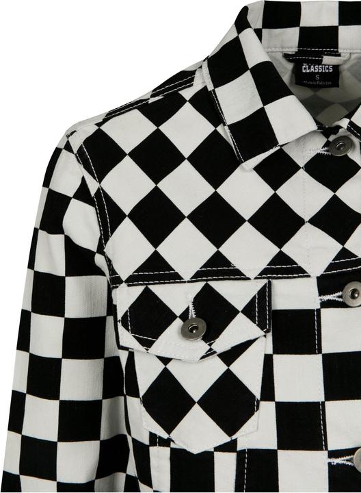 Actual product image Urban Classics Ladies Short Check Twill Jacket (M)
