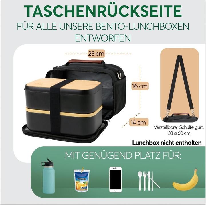 Actual product image Umami Lunch bag insulated black