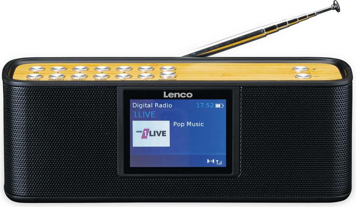 Actual product image Lenco PDR-045BK (FM, DAB+, Bluetooth)