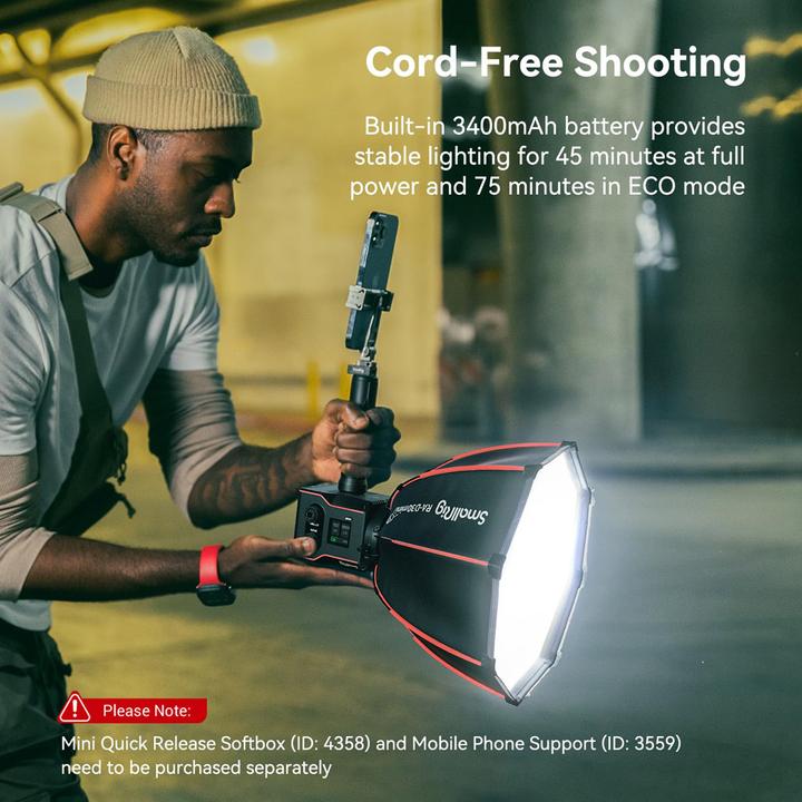 Produktbild SmallRig RC 60B COB LED (Videoleuchte)