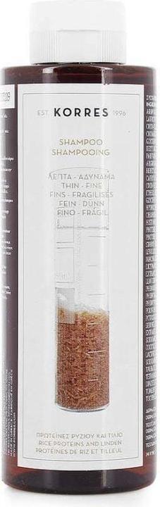 Actual product image Korres Rice Proteins & Linden Shampoo (250 ml, Liquid shampoo)
