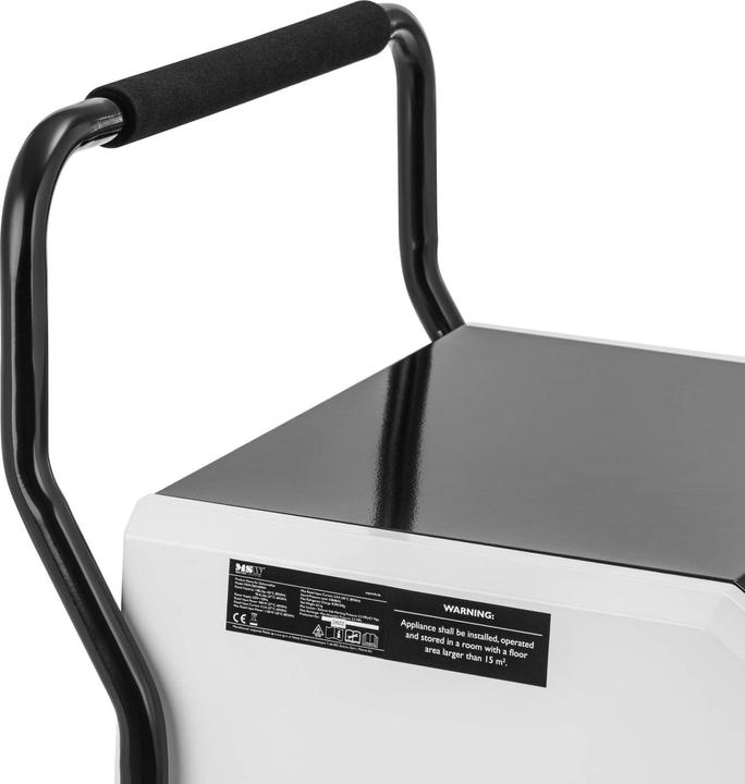Actual product image MSW Dehumidifier - 138 l / 24 h - 70 - 100 m² - 857 m³/h - with handle (100 m², 138 l/24h)