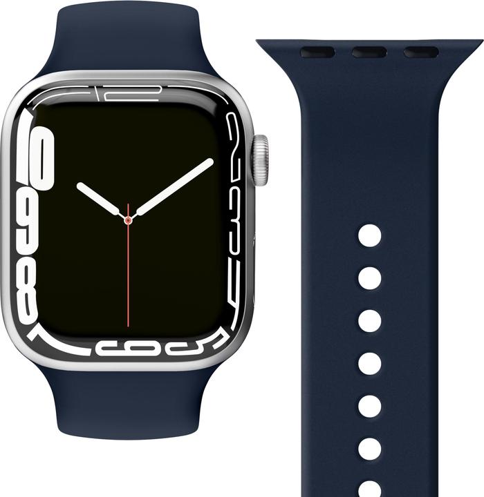 Vonmählen Silicone Loop Case 1 Band One Navy 38/40/41mm (41 mm, 38 mm, 40 mm, Acier inoxydable)