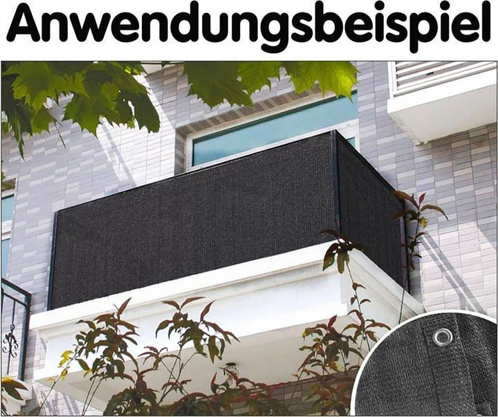 Produktbild Dema Balkon Sichtschutz anthrazit 6x0,9 m (600 cm)