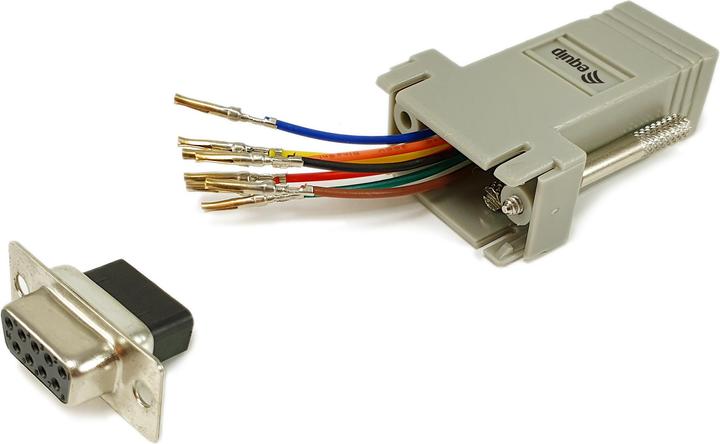 equip Adaptateur DB9 -> RJ45 Adaptateur Bu/Bu TIA/EIA-561 (0.03 m)