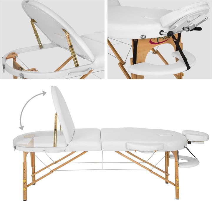 Produktbild tectake Massageliege oval