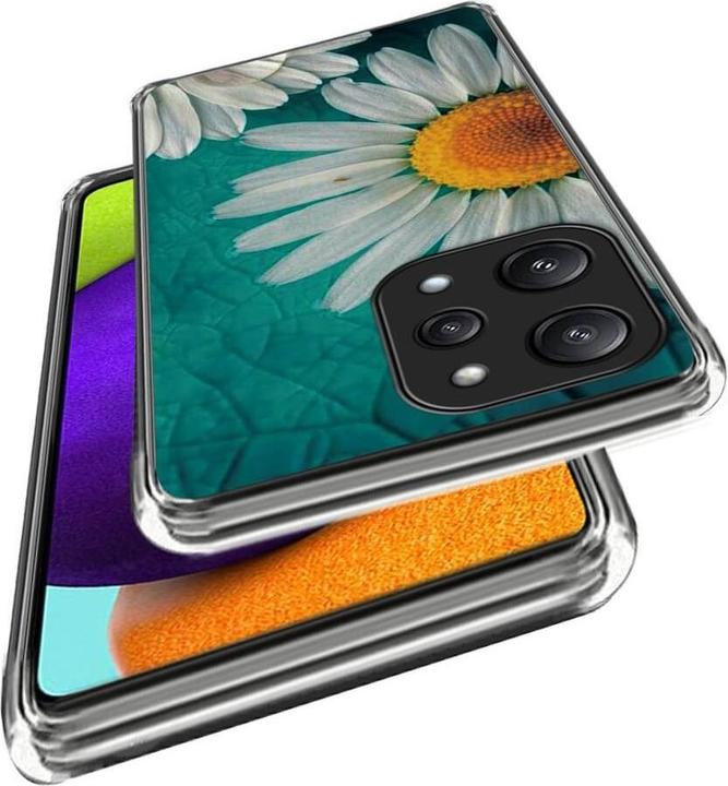 Actual product image Cover-Discount Xiaomi Redmi 12 - Cover mobile phone case IMD daisies (Xiaomi Redmi 12)