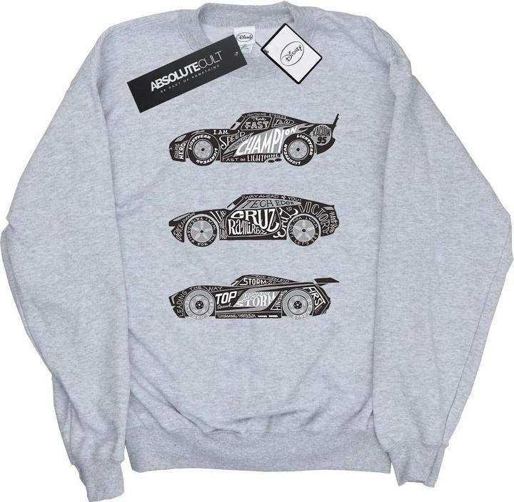 Disney Cars Text Racers Sweatshirt