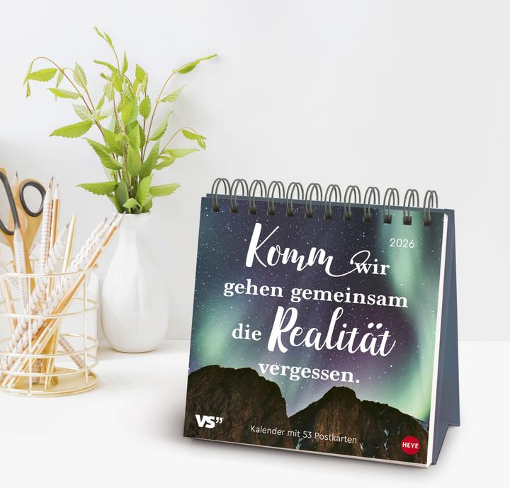 Produktbild Visual Statements Premium-Postkartenkalender 2026 (16.5 x 17.7 cm, Harter Einband, Deutsch)