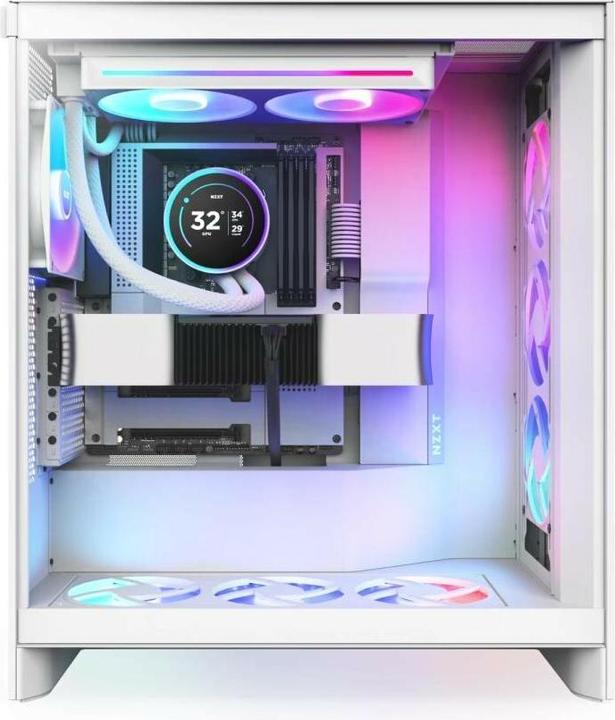 Actual product image NZXT KRAKEN Elite V2 280 RGB Wak Display White RL-KR28E-W2