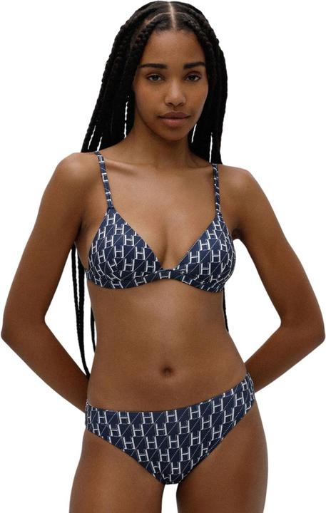 Actual product image HUGO Womens/Ladies Monogram Triangle Cups Bikini Top (34)