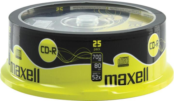 Actual product image Maxell CD-R 700Mb 25 piece(s) (25 x)