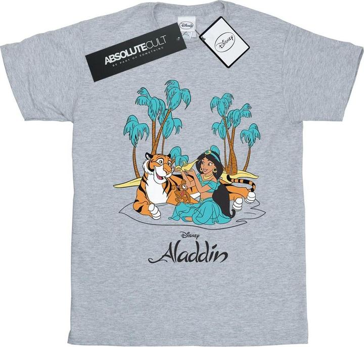 Disney Aladdin Jasmine Abu Rajah Beach TShirt (3XL)