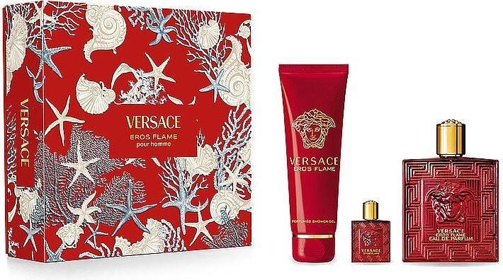 Actual product image Versace Geschenkset Eros Flame pour Homme Set /100ml /5ml (Facial care set)
