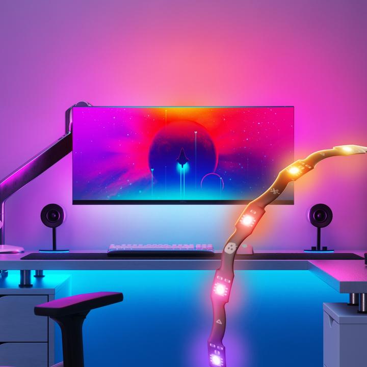 Image du produit Nanoleaf Bandeau lumineux 4D PC Screen Mirror (RGB, 250 cm, Intérieur)