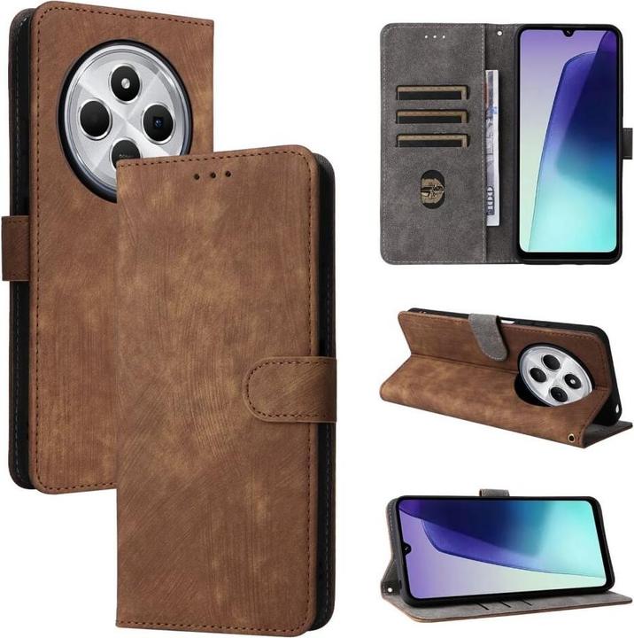 Immagine prodotto Cover-Discount Xiaomi Redmi 14C / Poco C75 - Ledertasche mit RFID Blocker (Xiaomi Redmi 14C, Xiaomi Poco C75, Xiaomi Redmi 4)