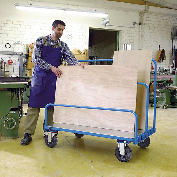 Produktbild eurokraft pro Platten-Transportwagen ohne Bügel (500 kg)
