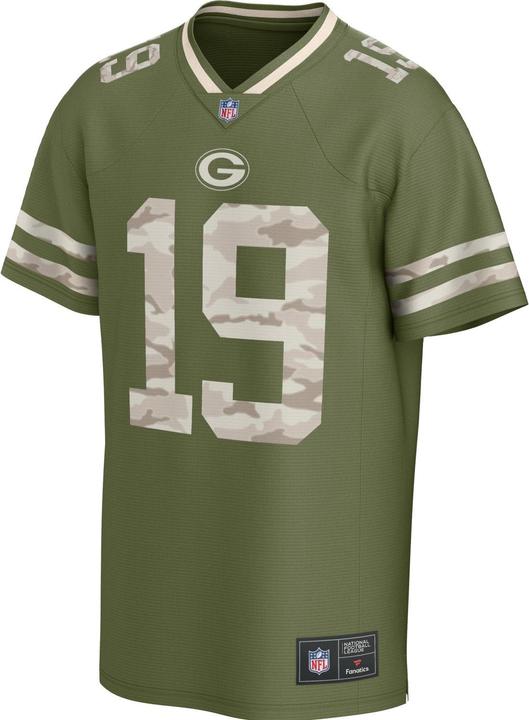 Fanatics Green Bay Packers NFL Supporters Jersey oliv camo - XXL (XXL)
