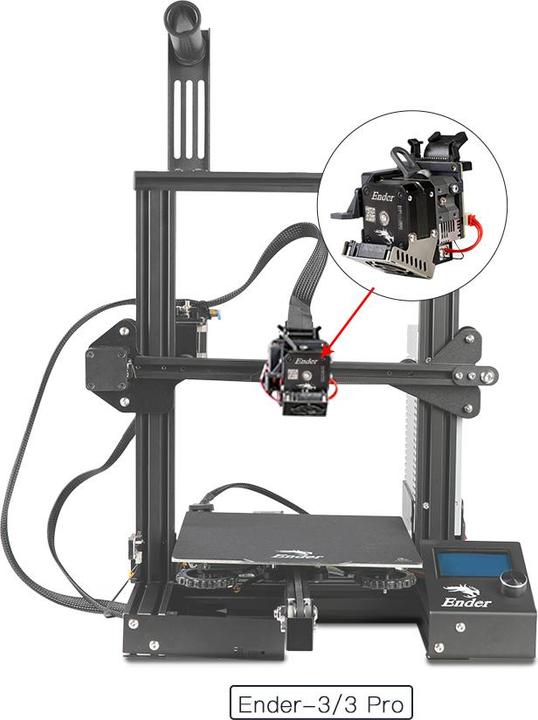 Actual product image Creality Sprite Extruder Pro Kit with rollers and cable (Accessories)