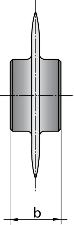 Produktbild Gedore 230421 Schneidrädchen für niro-Rohre 32x9,9x6,1 mm (Ersatzklinge)