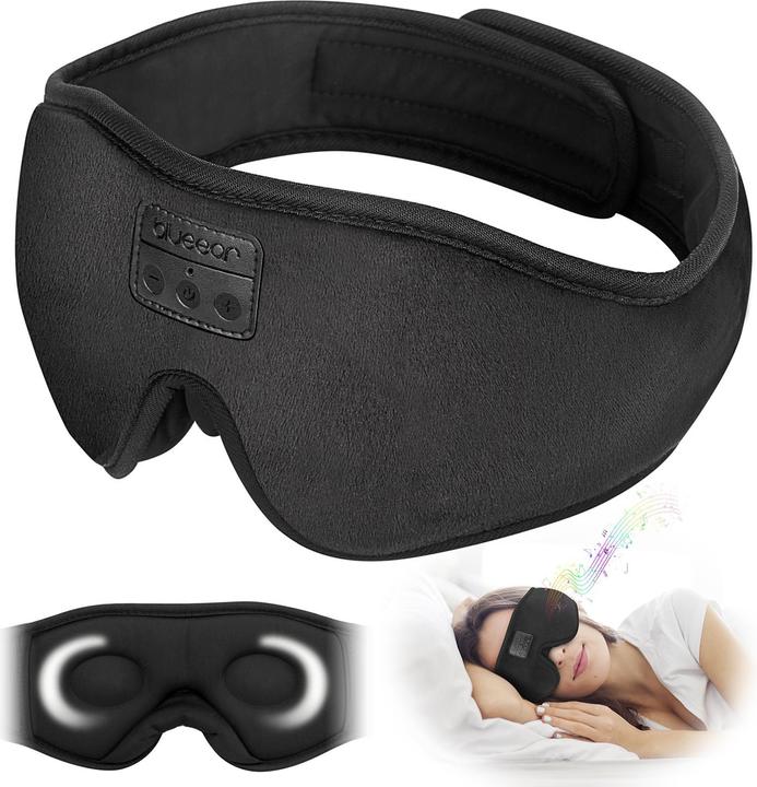 Produktbild PhoneLook Premium Bluetooth Schlafmaske Kopfband mit integrierten Musik Lautsprechern