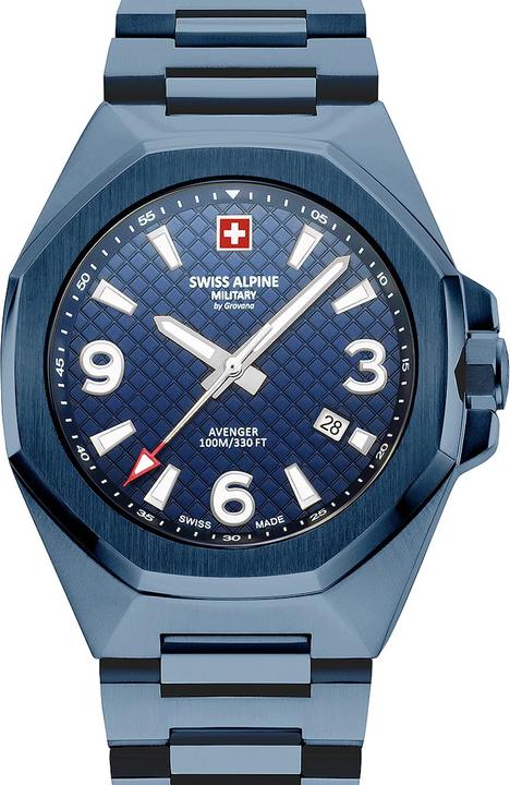 Swiss Alpine Military 7005.1195 Avenger Herrenuhr 42mm 10ATM (Sportuhr, 42 mm)