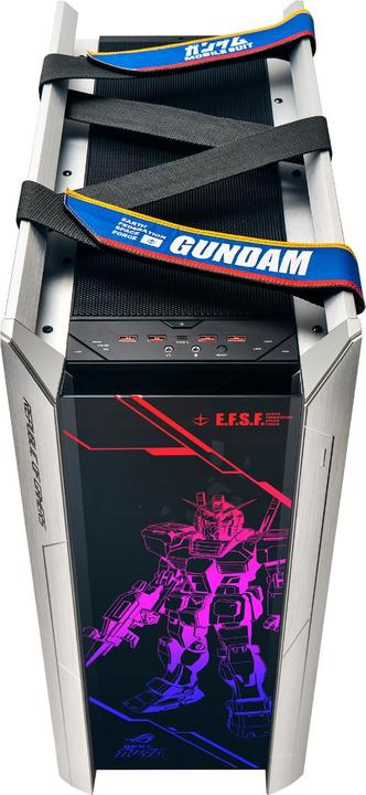 Actual product image ASUS ROG Strix Helios GX601 Gundam Edition (ATX, mATX, Mini-ITX, E-ATX)