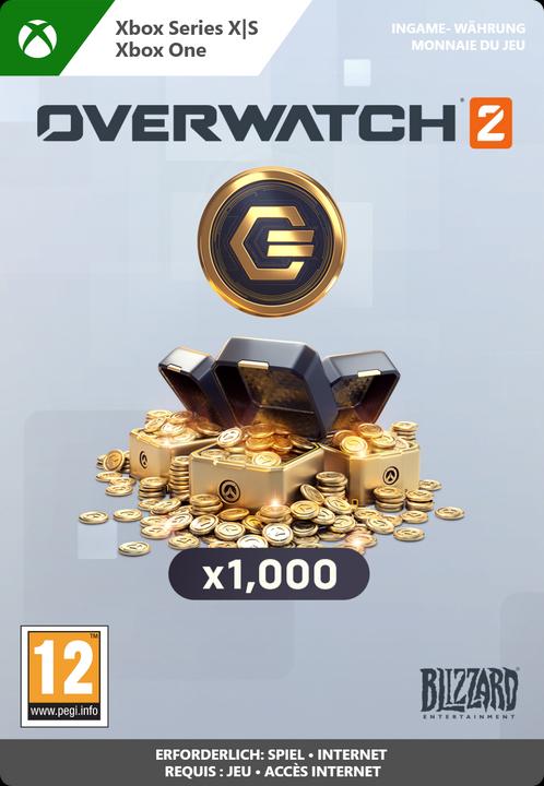 Actual product image Microsoft Xbox Overwatch 2 Coins - 1,000 Download Code