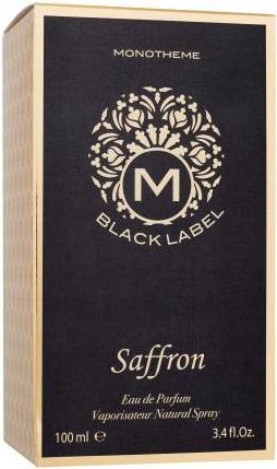 Actual product image Monotheme Black Label Saffron EDP spray 100ml (Eau de parfum, 100 ml)