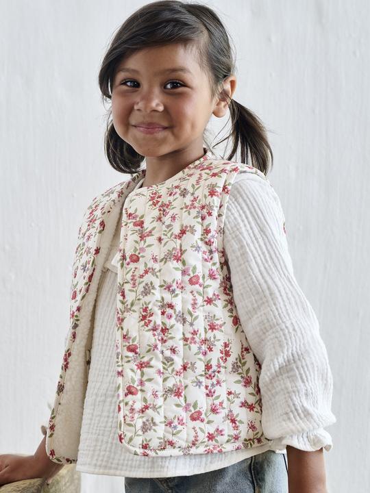 Produktbild Vertbaudet Mädchen Wende-Weste mit Teddyfleece und Recycling-Polyester (146)
