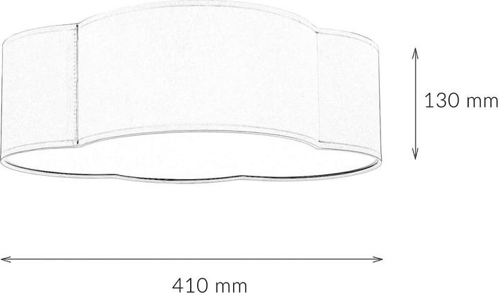 Produktbild Licht-Erlebnisse Deckenlampe Wolki (E27)