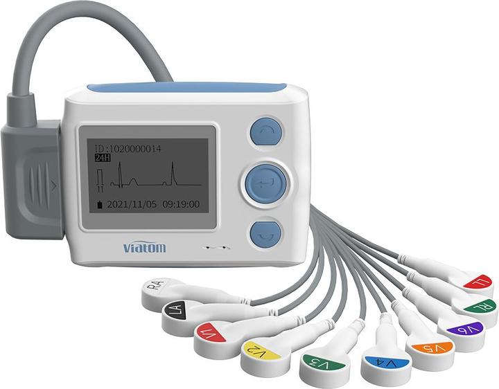 Actual product image ViatomTech TH12 Wearable 12-Lead holter with AI analysis