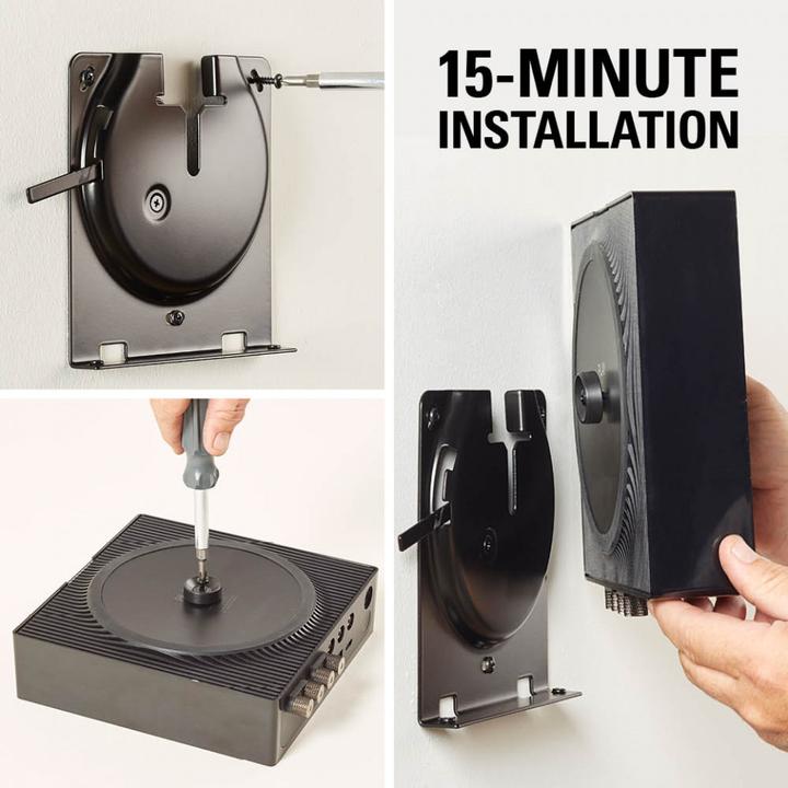 Produktbild Sanus Wandhalterung WSSCAM1 zu Sonos AMP - schwarz (1 Stk., Wandmontage)