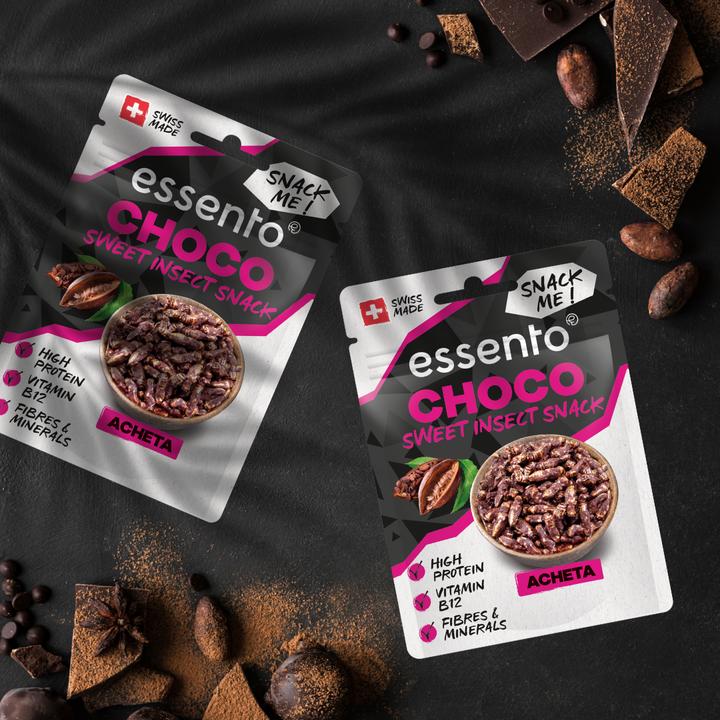 Actual product image Essento Insect Snack – Choco (15 g)