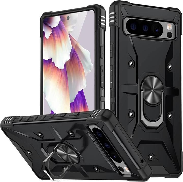 Cover-Discount Google Pixel 8 Pro - Custodia Armor con kickstand nera (Google Pixel 8 Pro)