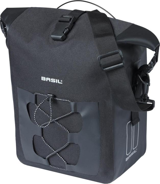 Actual product image Basil Navigator Waterproof M, single bag, 14L, black (14 l, Luggage carrier bag)
