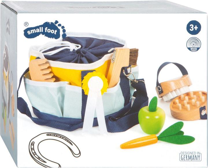 Image du produit small foot Jouet Kit de soins pour chevaux avec sac