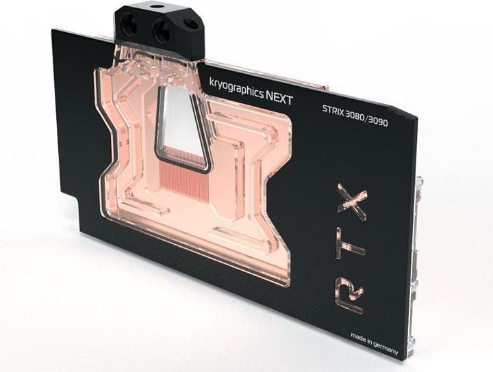 Productafbeelding Aqua Computer kryographics NEXT RTX 3080 / 3090 Strix GPU Waterkoeler - Koper + Acryl