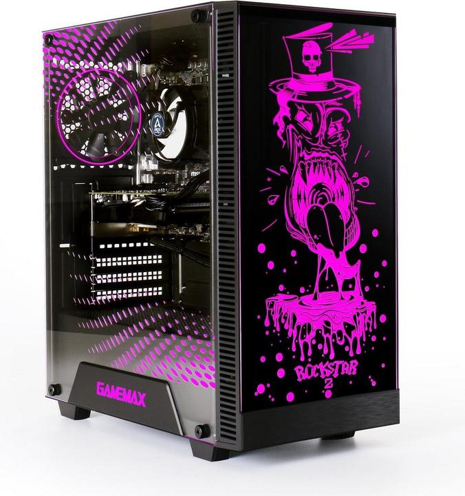 Produktbild Hyrican Gamemax Rockstar 6737 Ryzen 7 5700G 16GB 2TB SSD Radeon Graphics (AMD Ryzen 7 5700G, 16 GB, 2000 GB, AMD Radeon Graphics)