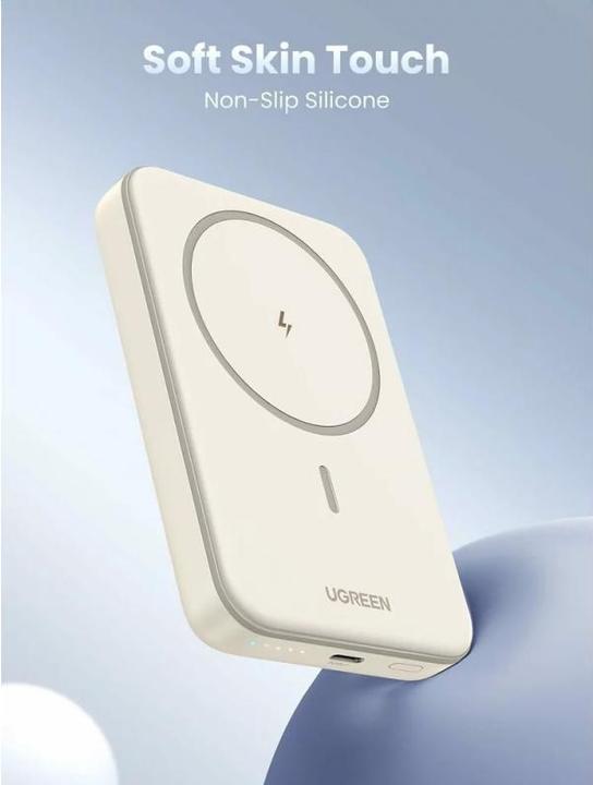 Actual product image Ugreen Mini Powerbank Wireless with MagSafe (10000 mAh, 20 W, 37 Wh)