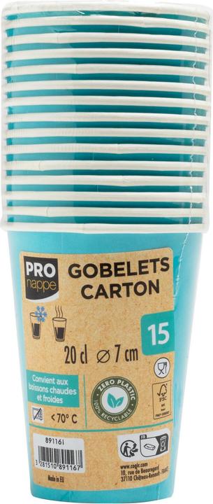 Produktbild PROnappe 15 Einweg-Kaffeebecher 200,0 ml (15 x)
