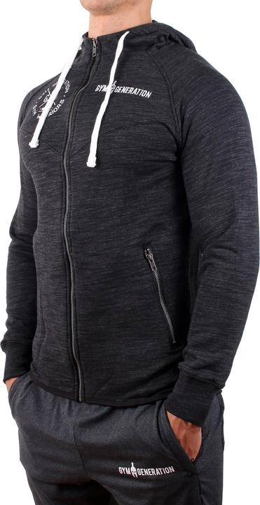 Immagine prodotto Gym Generation Felpa con cappuccio e zip - GUNMETAL (S)