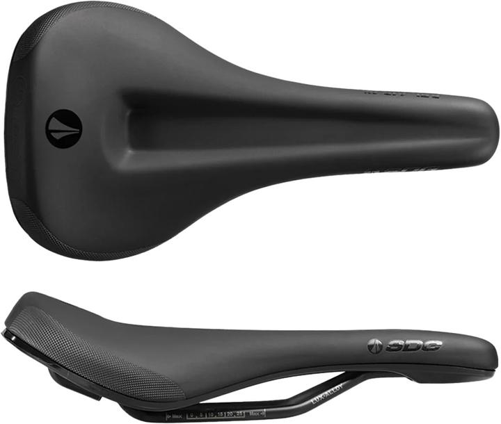 Actual product image Sdg Bel Air 3.0 MAX Traditional saddle, Lux-Alloy, 7x7mm, black/black