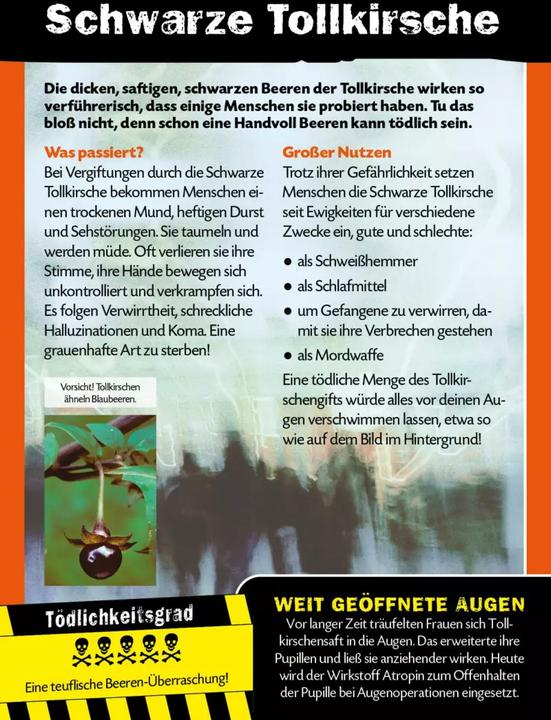 Produktbild Die 100 tödlichsten Dinge der Welt (Deutsch, Anna Claybourne, Petra Bachmann, 2021)