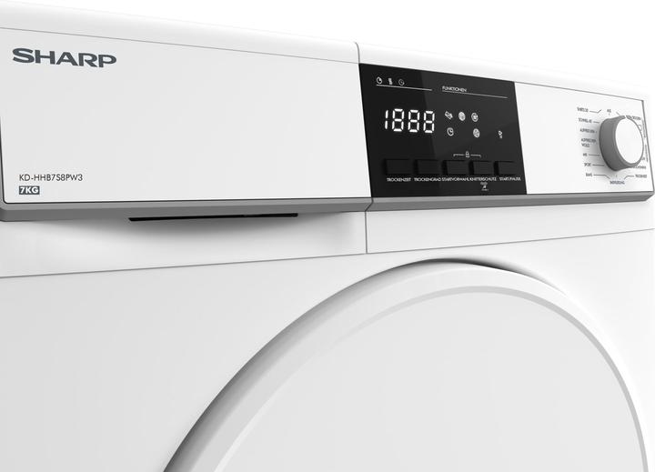 Actual product image Sharp KD-HHB7S8PW3-DE (7 kg, Right)