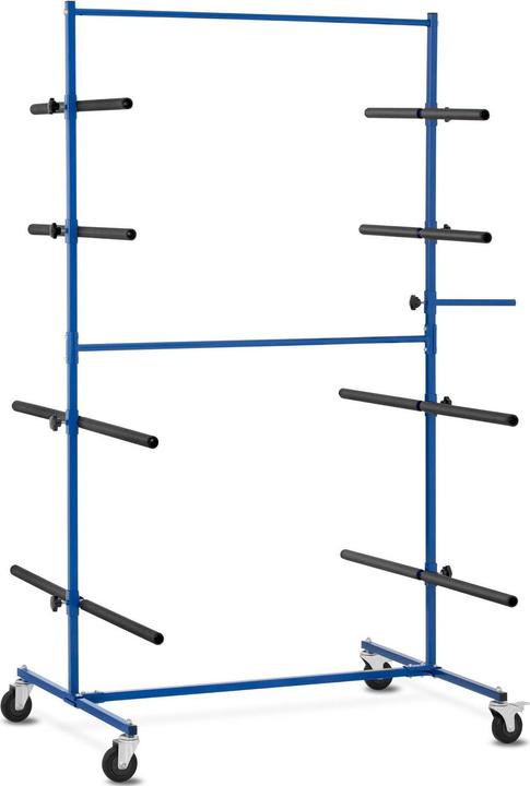 Produktbild MSW Stossstangenregal Lackierständer für Lackierwerkstatt 8 Haltevorrichtungen 160 kg