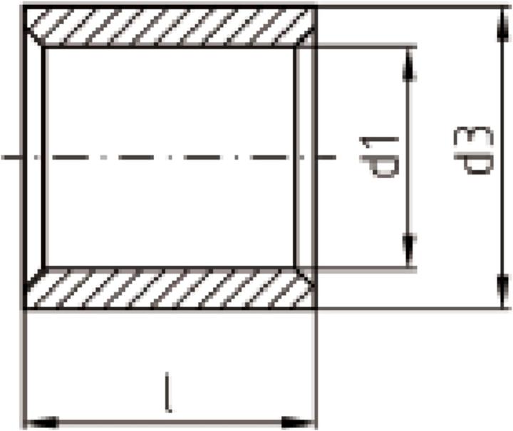 Produktbild Kalitec 10 Stück L3-P Parallelverbinder 16mm² I Verbinder unisoliert I Quetschverbinder blank I Kabe