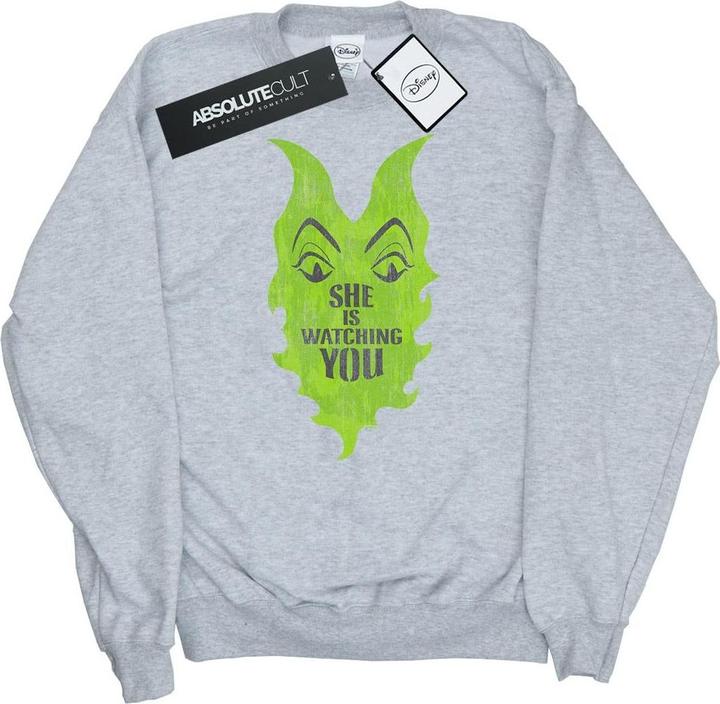 Disney The Descendants Maleficent She Is Watching Sweatshirt (L)