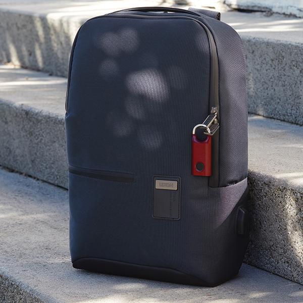 Actual product image Lexon Nomaday Kłódka na odcisk palca ciemnoczerwony/dark red LL128DR