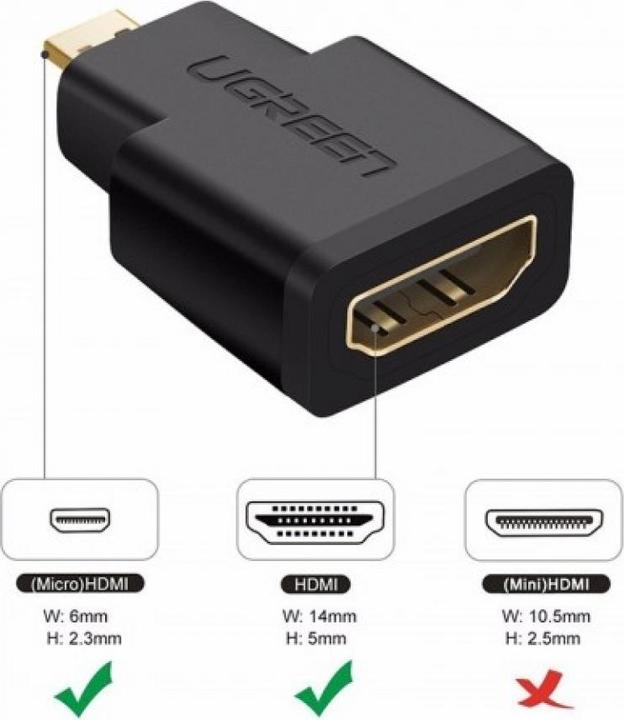 Produktbild Ugreen Micro HDMI auf HDMI Adapter (Micro HDMI)